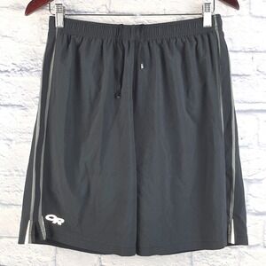 Outdoor Research Men Black Running Lined Training Reflective Shorts Size Medium